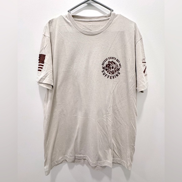 Grunt Style Other - Men’s Grunt Style Graphic Tee Shirt Cream NWT Large